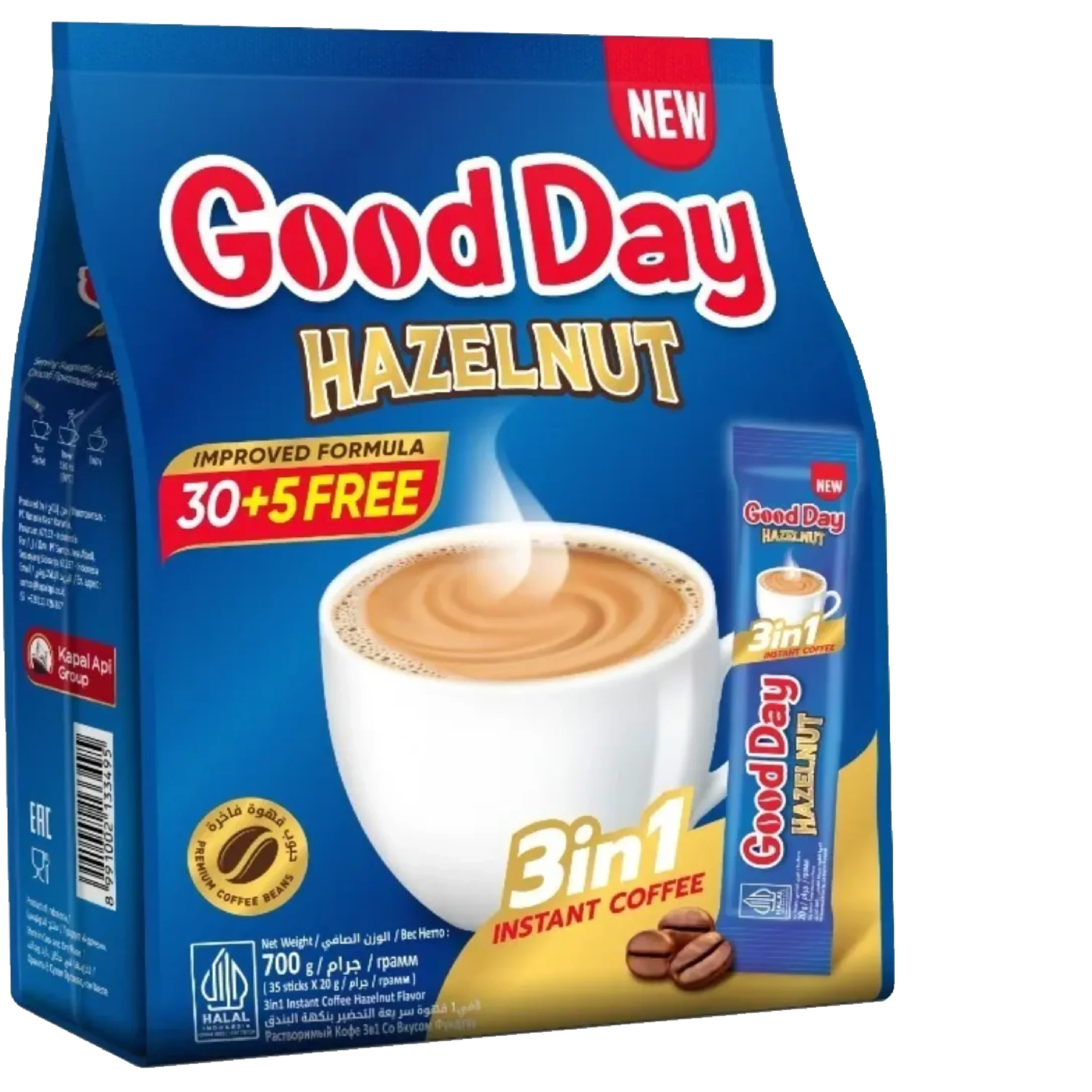 کافی میکس 3 در 1 گوددی فندقی بسته (35عددی)