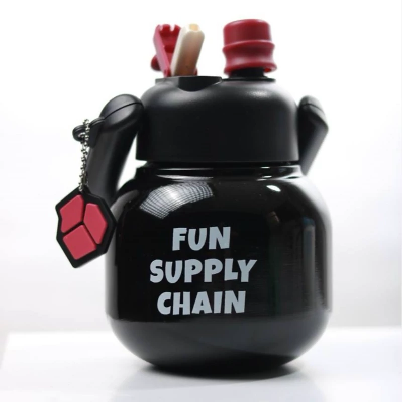 رنگ مشکی تراول ماگ FUN SUPPLY CHAIN