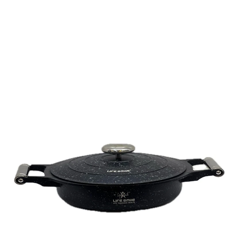 سرویس قابلمه و تابه گرانیتی 8 پارچه لایف اسمایل مدل LIFEP20-8 - Image 4