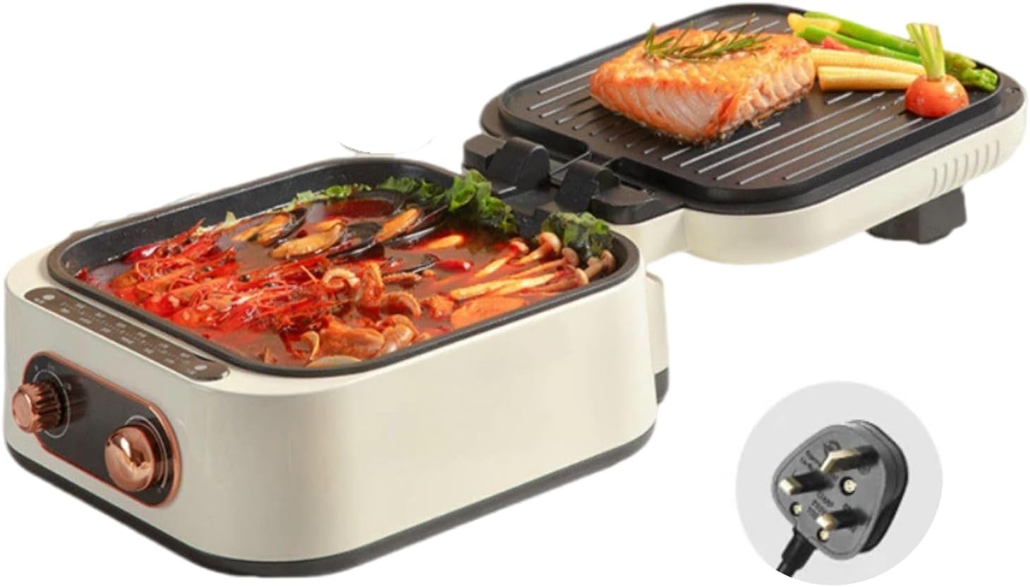 تابه و گریل دستگاه گریل برقی مدل SC-9826
