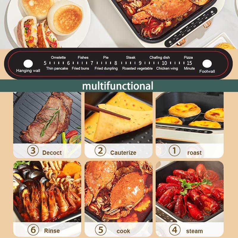 موارد استفاده از دستگاه گریل برقی مدل SC-9826