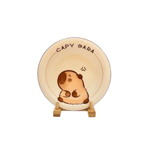 بشقاب گرد سرامیکی capy bara