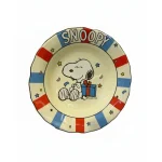 بشقاب گرد سرامیکی snoopy