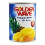 کامپوت آناناس برند GOLDEN WAVE وزن ۳ کیلوگرم