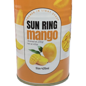 -کامپوت انبه برند SUN RING حجم۴۲۵ میل