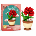لگو ۱۹۰ تایی طرح گل قرمز برند ROSE