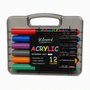 ماژیک ۱۲ عددی رنگ امیزی و نقاشی برند ACRYLIC مدل Q-2508