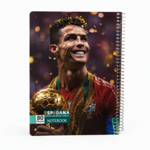 دفتر ۸۰ برگ سیمی برند ESPADANA طرح کریس رونالدو