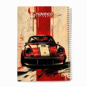 دفتر سیمی ۸۰ برگ طرح ماشین برند novinco