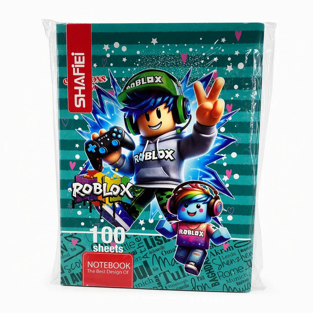 دفتر کلاسوری ۱۰۰ برگ برند شفیعی طرح ROBLOX