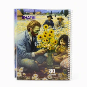 دفتر ۸۰ برگ مدل کلاسیک برند SHAFiEi طرح مزرعه